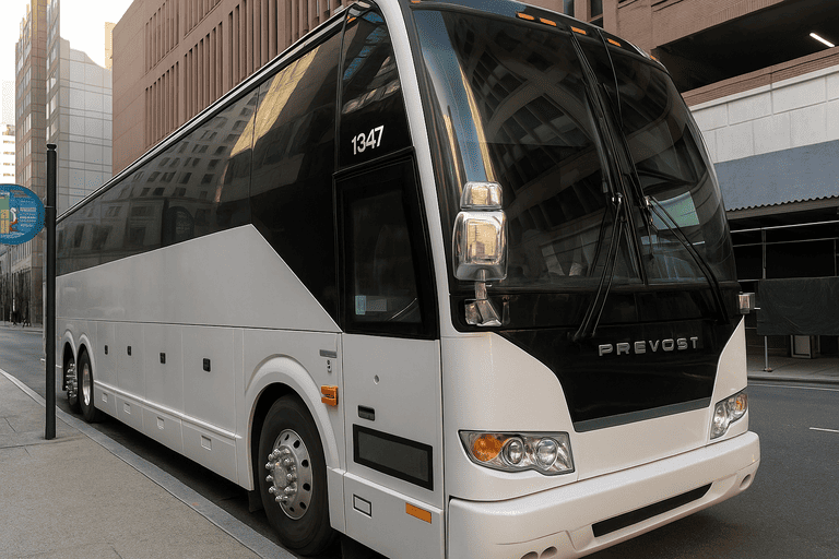 a Charter Bus Rental Surprise coach bus
